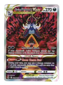 Hisuian Samurott VSTAR GG52/GG70 Pokemon Card Crown Zenith Galarian Gallery NM - Image 1