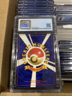 Japanese Pokemon Card CGC 9 Mint Blaine's Moltres Gym 2 Challenge Holo Old Back - Image 2