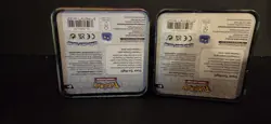 pokemon TCG stack'em, Factory Sealed 2 Tin Lot, 3 Pack Booster Cards In Each - Image 2