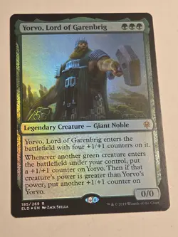 Yorvo, Lord of Garenbrig X1 FOIL ELD MTG Throne Of Eldraine - Image 1