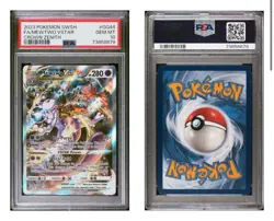 Pokemon Mewtwo VSTAR GG44/GG70 Crown Zenith: Galarian Gallery Holo PSA 10 - Image 4