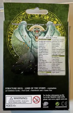 YUGIOH 1ST ED LORD OF THE STORM STRUCTURE DECK FACTORY SEALED NEW - Image 5