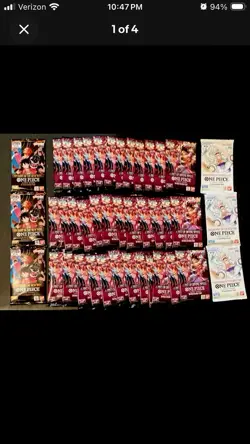 Bandai One Piece Card Game Booster Pack Lot Mixed Sets English - Image 2