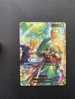 One Piece TCG Roronoa Zoro SP OP14 Bubble Zoro PRB02-006 - Image 1