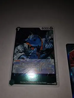 One Piece The Azure Sea’s Seven Jinbe OP14-040 Alternate Alt Art Leader NM - Image 3