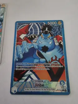 One Piece The Azure Sea’s Seven Jinbe OP14-040 Alternate Alt Art Leader NM - Image 4