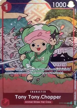 One Piece TCG 1st Anniversary Set - Tony Tony. Chopper ST01-006 (Foil) - Image 1