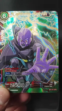 Dragon Ball Super Card Game - BT1-011 SPR - Lightning-fast Hit *Near Mint* - Image 1