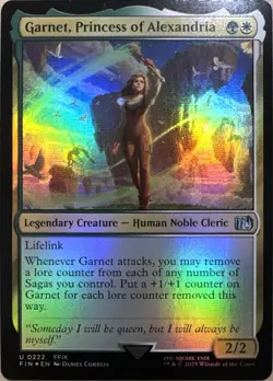 Garnet, Princess of Alexandria Holo U FINAL FANTASY 222 NM - Image 1