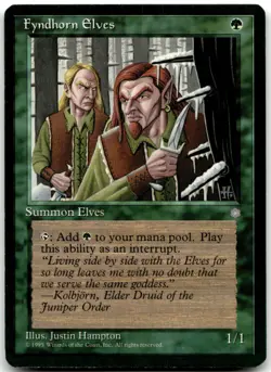 MTG Fyndhorn Elves C Ice Age 132 MP - Image 1
