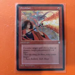 MTG Ice Age Set Playset Three Pyroblast Beautiful LP/NM 1995 release - Image 3