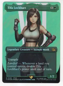 MTG Final Fantasy Surge Foil Rare #0536 Tifa Lockhart - Image 1