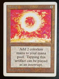 Magic the Gathering - 1 x Sol Ring - Unlimited Edition - Mtg - Old School - Image 1