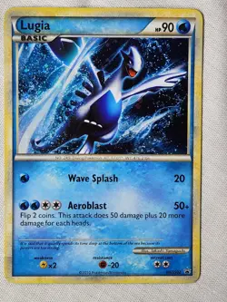 Played Lugia - Holo #HGSS02 Heartgold & Soulsilver Promo Pokemon TCG - Image 1