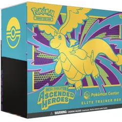 Pokemon Ascended Heroes POKEMON CENTER Elite Trainer Box (ETB) PRESALE 2/20 - Image 1