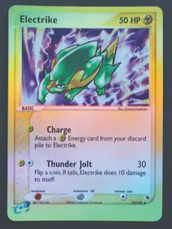 Electrike (Reverse Holo) 30/109 - Ruby and Sapphire Pokemon TCG - NM - Image 1