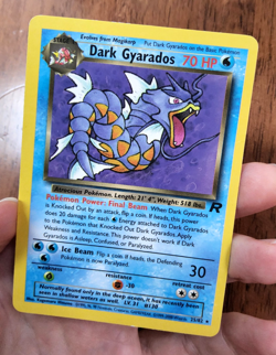 Pokemon TCG Dark Gyarados Team Rocket 25/82 rare 2000 WOTC LP - Image 3
