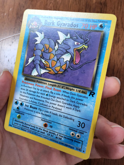 Pokemon TCG Dark Gyarados Team Rocket 25/82 rare 2000 WOTC LP - Image 4