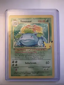 Pokemon TCG Celebrations: Classic Collection Venusaur 15/102 - HOLO NM - Image 1