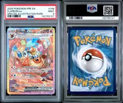 2025 POKEMON PRE EN-PRISMATIC EVOLUTIONS #146 FLAREON EX PSA 9 - Image 3