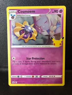 Pokemon TCG Cosmoem Celebrations 014/025 Holo Holo Rare NM - Image 1