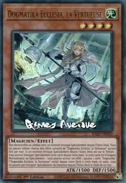 Yu-Gi-Oh ! Dogmatika Ecclesia, la Vertueuse d'Or RA01-FR020 VF/ULTRA - Image 1