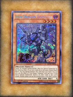 Yugioh Iron Dragon Tiamaton MP19-EN016 Secret Rare 1st Ed NM - Image 1