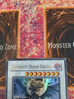 Yugioh Infernity Doom Dragon TSHD-EN042 Ultra Rare 1st Edition Lightly Played - Image 3