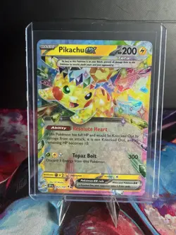 Pokemon TCG Surging Sparks Pikachu EX Double Rare Holo Card 057/191 - Image 1