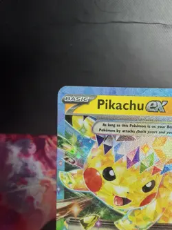 Pokemon TCG Surging Sparks Pikachu EX Double Rare Holo Card 057/191 - Image 4
