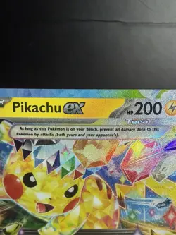 Pokemon TCG Surging Sparks Pikachu EX Double Rare Holo Card 057/191 - Image 5