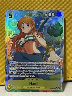 One Piece Card Game Nami SR Alt Art EB03-053 English NM Heroines Edition - Image 1