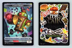 Clown Robot #003/014 MTG Unfinity 2022 Token TCG Card - Image 2