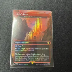 Helm's Deep Shinka, the Bloodsoaked Keep *FOIL* [LTC] The Lord of the Rings 374 - Image 1