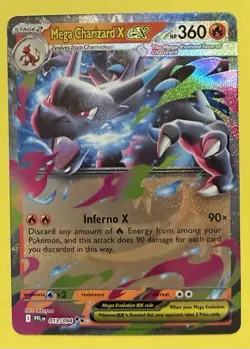 Pokemon ~ Mega Charizard X ex 13/94 ~ Phantasmal Flames ~ Pack Fresh - Image 1