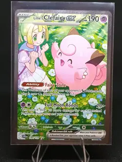 Pokemon TCG Lillie's Clefairy EX Journey Together Sir Card 184/159 NM Condition - Image 1