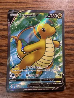 Dragonite V (Full Art) 076/078 Pokemon GO Holo - Image 1