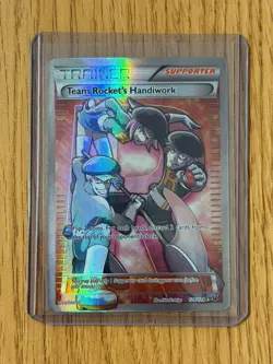 Team Rocket's Handiwork 124 Fates Collide Full Art Ultra Rare Pokemon TCG - NM - Image 1