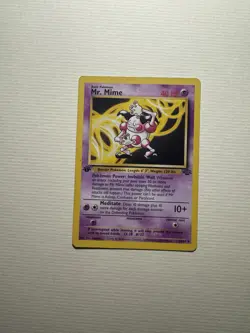 Pokemon TCG Mr. Mime Jungle 22/64 Regular 1st Edition Rare - Image 1