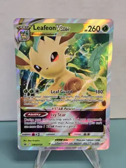 Pokemon TCG Leafeon VSTAR SWSH195 Sword & Shield Black Star Promo NM - Image 1