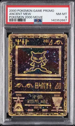 2000 POKEMON GAME MOVIE POKEMON 2000 MOVIE ANCIENT MEW PSA 8 - Image 1