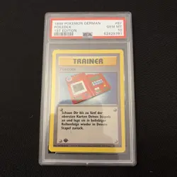 1999 Pokemon GERMAN 1st Edition Base Set Pokedex 87/102 PSA 10 GEM MINT - Image 1
