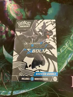 Pokemon TCG Scarlet & Violet Black Bolt Booster Bundle - New & Sealed 6 Packs - Image 1