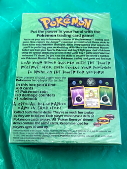Pokemon - Fossil POWER RESERVE Vintage Factory SEALED Theme Deck - Image 2