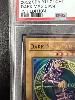 2002 Yu-Gi-Oh! DARK MAGICIAN 1st Edition SDY-006 English Ultra Rare PSA 7 NM! - Image 3