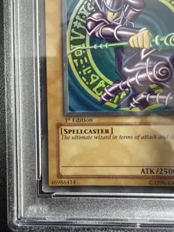 2002 Yu-Gi-Oh! DARK MAGICIAN 1st Edition SDY-006 English Ultra Rare PSA 7 NM! - Image 5