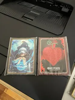 One Piece Devil Fruit Vol 3 Sleeves - Heart Devil Fruit & Trafalgar Law Sleeves - Image 1