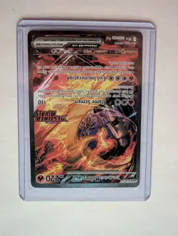 Pokemon TCG Team Rockets Moltres EX Destined Rivals Card 229/182 SIR Stamped - Image 1
