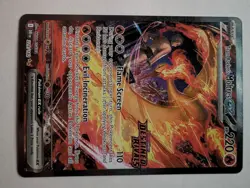Pokemon TCG Team Rockets Moltres EX Destined Rivals Card 229/182 SIR Stamped - Image 2
