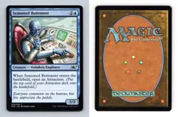 Seasoned Buttoneer #058/244 MTG Unfinity 2022 Common TCG Card - Image 1